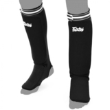 Fairtex SPE Black Cotton Competition Shin Guards Fairtex SPE Black Cotton Competition Shin Guards