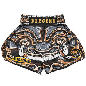 Blegend Silver Devil Muay Thai Shorts