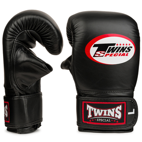 Twins TBGL3H Black Muay Thai Bag Gloves