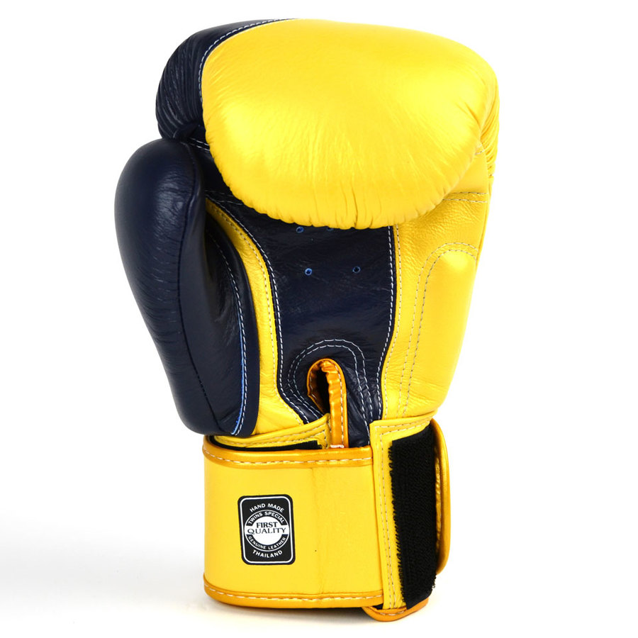 Download Twins Boxing Gloves / Pro 2-Tone / Navy Blue-Gold